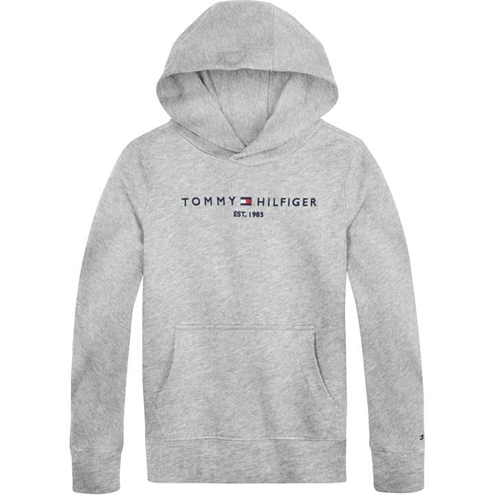 Tommy Hilfiger Unisex Kids Grey Tommy Logo Hoodie