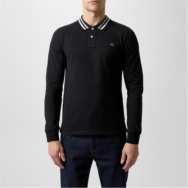 White - VIVIENNE WESTWOOD - Long Sleeve Polo Shirt