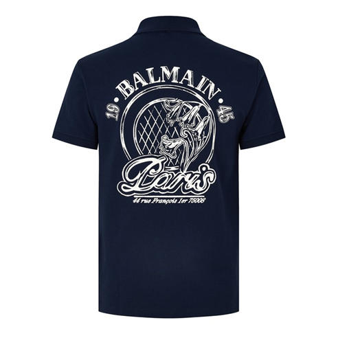 BALMAIN - Balmain Bck LG Polo Sn64