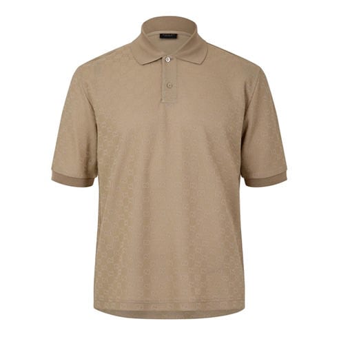 GUCCI - Men's GG Short-Sleeve Jacquard Polo Shirt