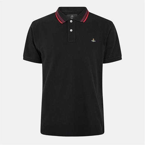 VIVIENNE WESTWOOD - Men's Viv Tip Short Sleeve Polo Shirt