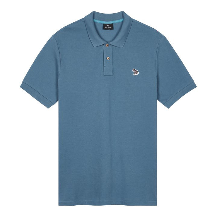 Ps Paul Smith Men's Blue Logo Polo Shirt 2XL