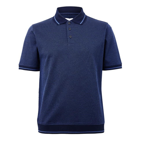 PAL ZILERI - Men's Pattern Short Sleeve Polo Shirt