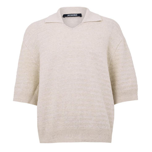 JACQUEMUS - Men's Short Sleeve Polo Shirt