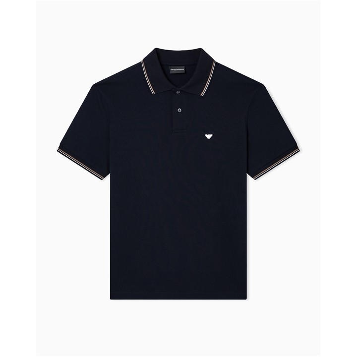 Emporio Armani Men's Blue Polo Shirt