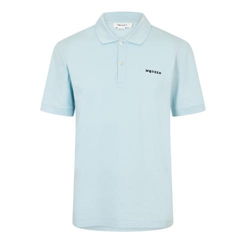 ALEXANDER MCQUEEN - Men's Alex Logo Embroidered Polo Shirt