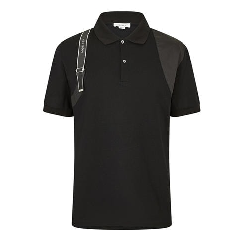 ALEXANDER MCQUEEN - Men's Alex Harness Short Sleeve Polo Shirt
