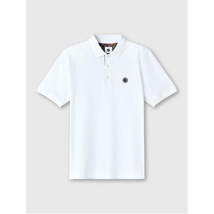 Pretty Green Men's White Pg House Paisplkt Po Sn61 Medium