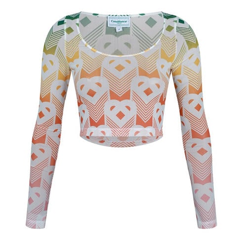Casablanca - Casa Printed Mesh Ro Ld99