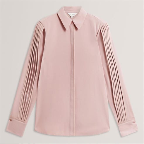 Ted Baker - Ted Baker Piping Detail Relaxed Long Sleeve Shirt