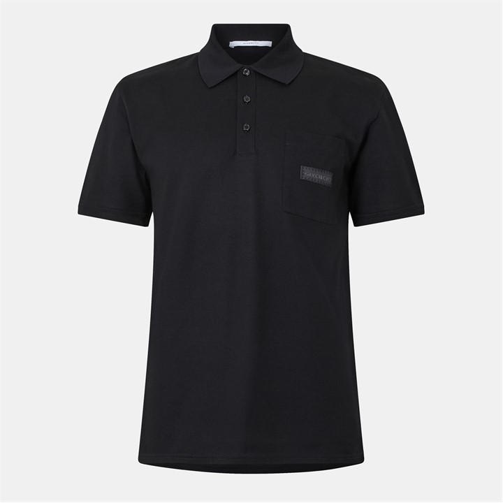 Givenchy Giv Tab Polo Sn54 In Black