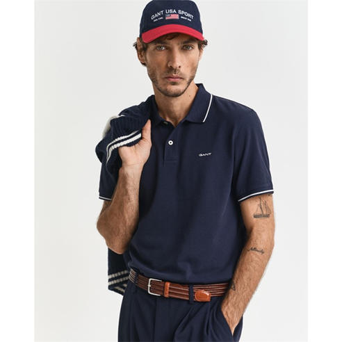 Gant - Tipped Pique Polo Shirt