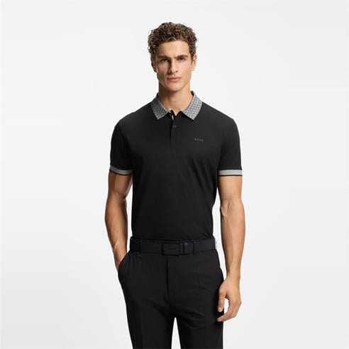 Boss - Men's Chip Paddy Cotton Short-Sleeve Polo Shirt