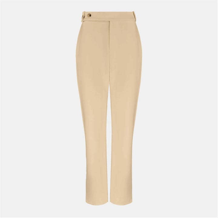 Odd Muse Women's Beige The Ultimate Muse Straight Leg Trousers