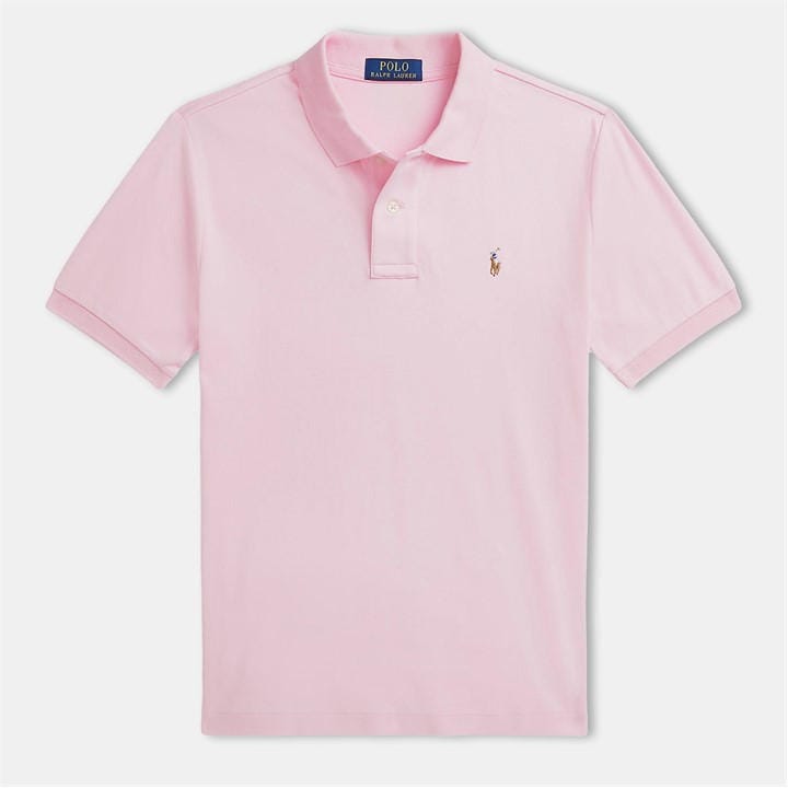 Polo Ralph Lauren Soft Cotton Polo Shirt – Pink Polo Ralph Lauren Soft Cotton Polo Shirt – Pink
