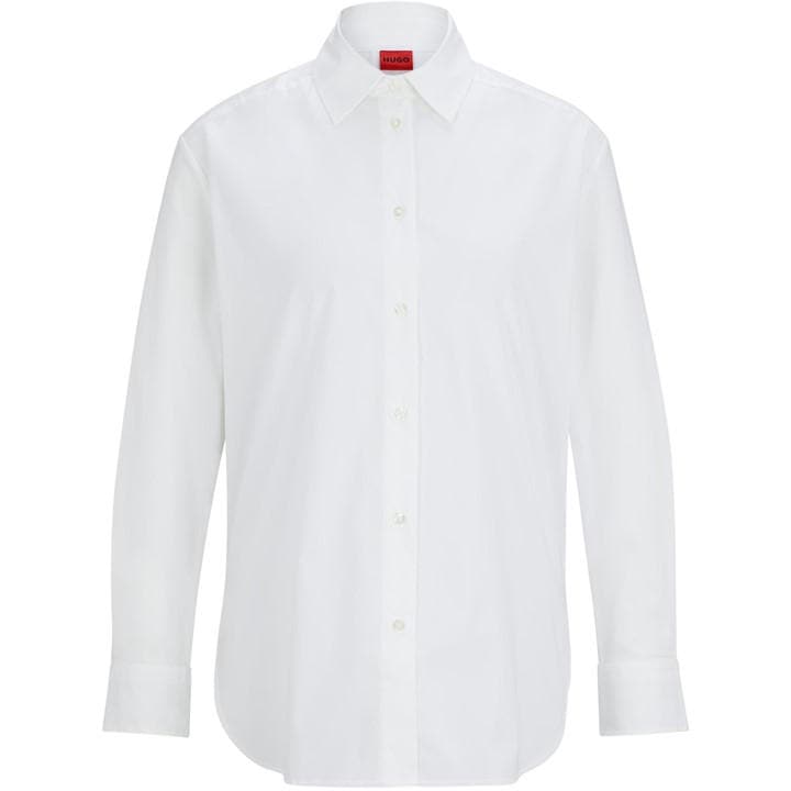 HUGO BOSS WOMEN'S BOYFRIEND LONG-SLEEVE BLOUSE
