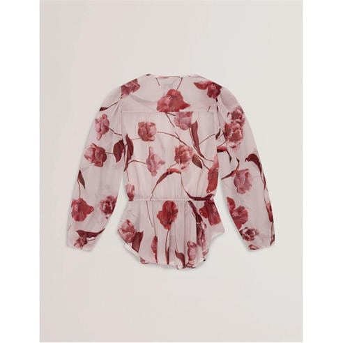 Ted Baker - Women's Woven Print Long-Sleeve Blouse