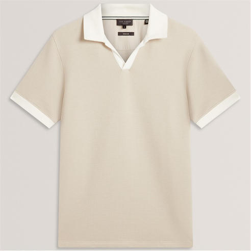 Ted Baker - Ted SS TxtOpnNk Polo Sn62