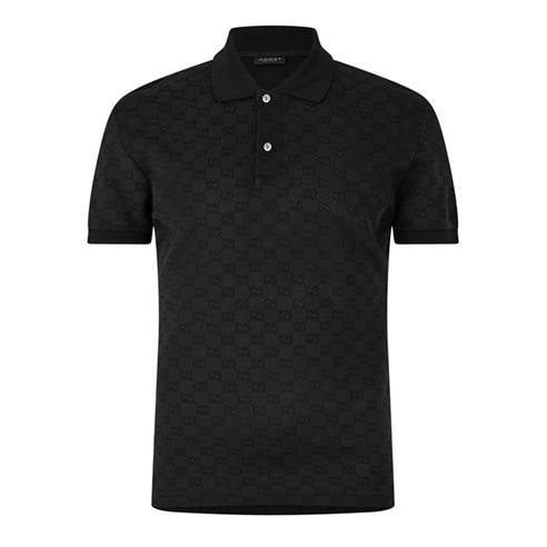 GUCCI - Men's GG All-Over Short-Sleeve Polo