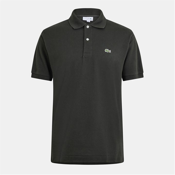 Lacoste Men's Brown Short Sleeve Polo Shirt - S