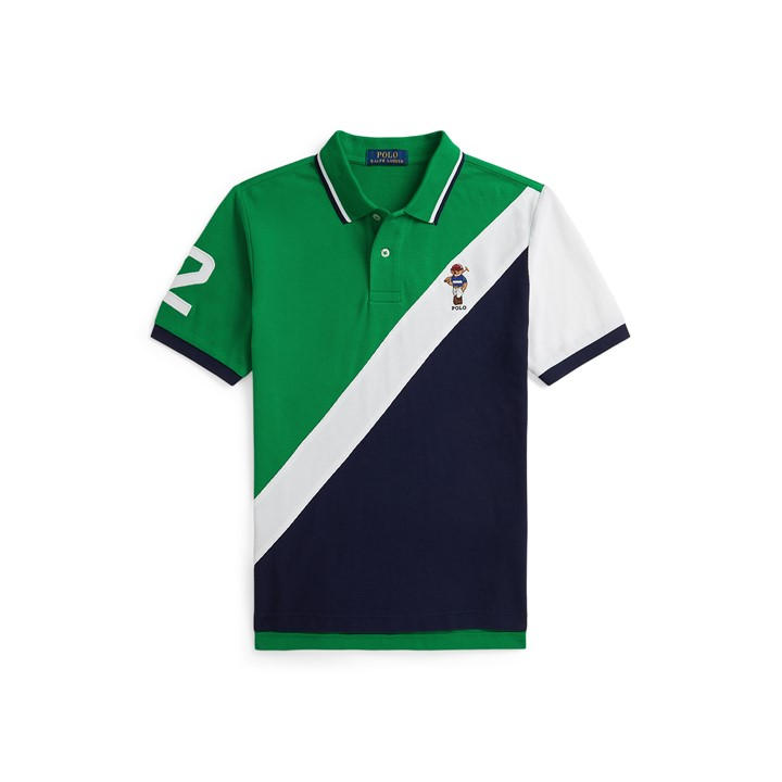 Polo Ralph Lauren Boys Green Kids' Rugby Shirt - M