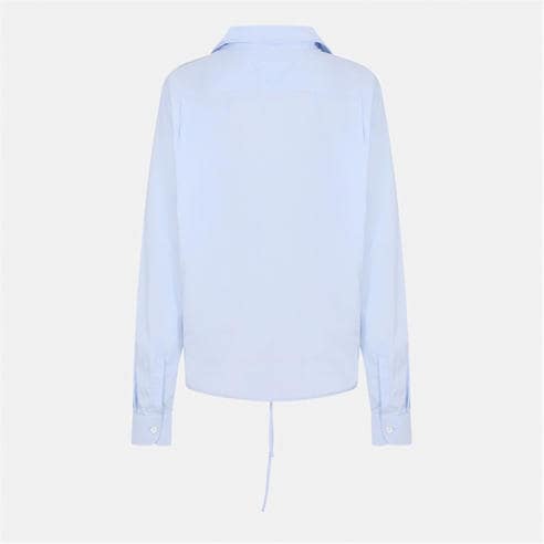 PRADA - Women's Long-Sleeve Tie Blouse
