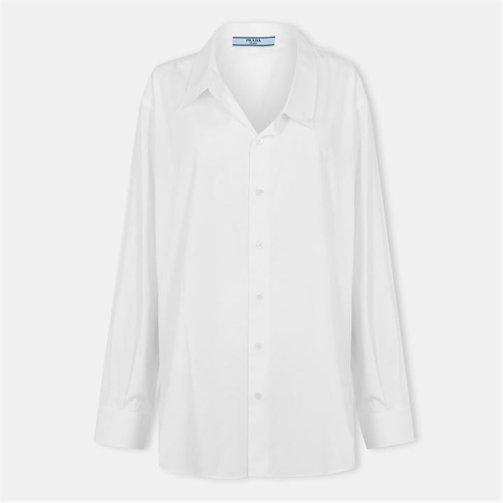 Prada Women's White Shirt Ld54 Size 8