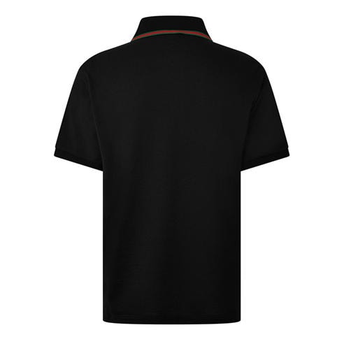 GUCCI - Men's Web Trim Cotton Short-Sleeve Polo