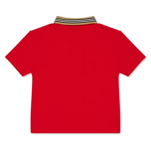 BURBERRY - Kids' Burb Logo Chk Short Sleeve Polo Shirt