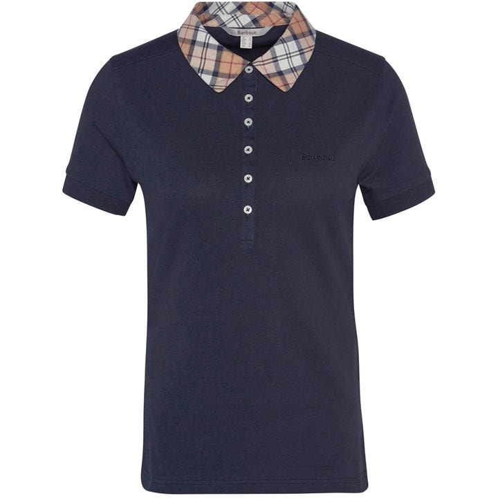 Barbour Women's Blue B.li Malvern Polo Ld63