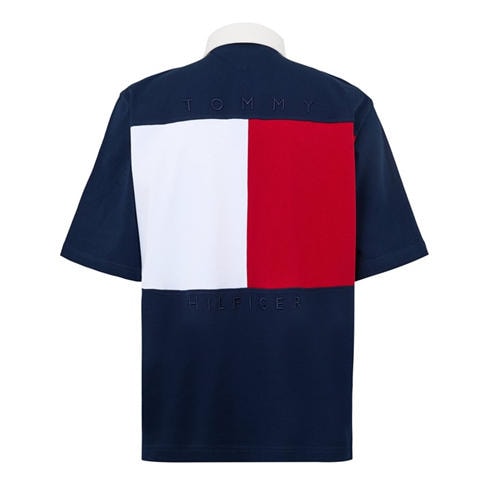 Tommy Hilfiger - Men's Back Flag Short Sleeve Polo Shirt