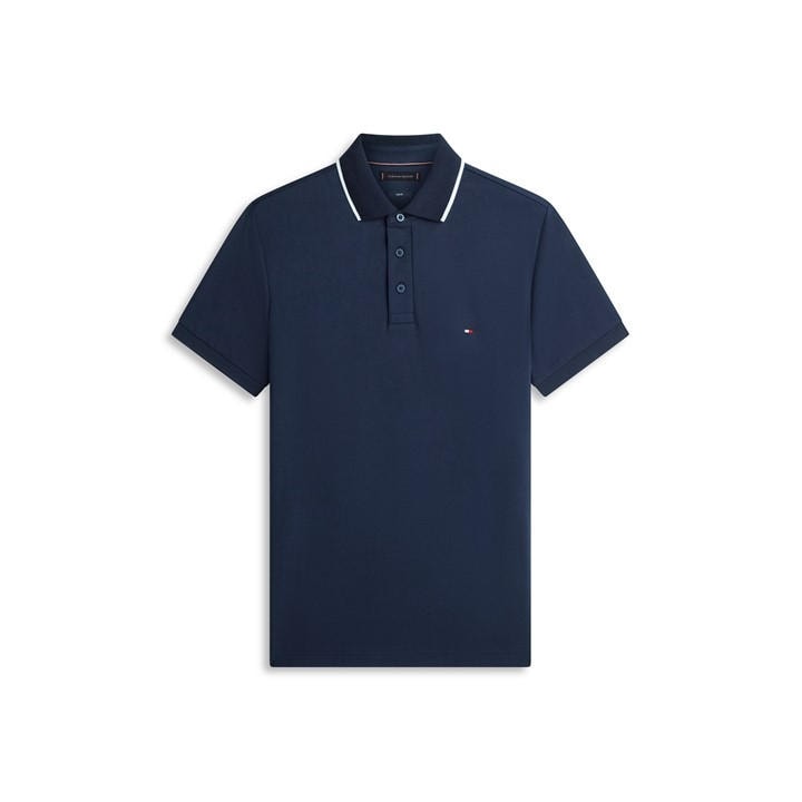 Tommy Hilfiger Men's Blue Short Sleeve Polo Shirt