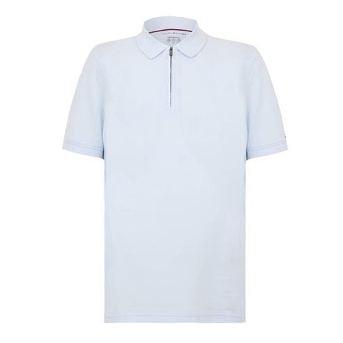 Tommy Hilfiger - Men's DC Zipped Short Sleeve Polo Shirt