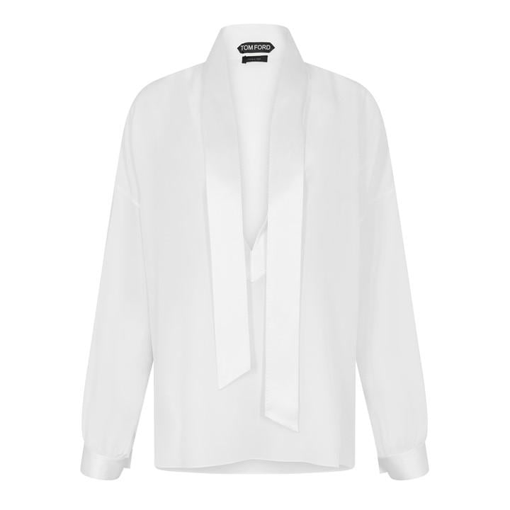Tom Ford Women's White Tf Tunic Top Ld61
