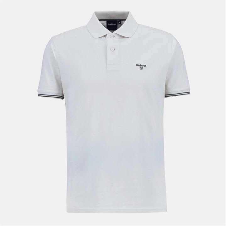 Barbour Men's Cream Austwick Polo Shirt