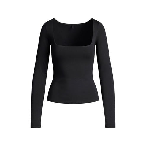 SKIMS - Women’s Smooth Layers Square Neck Long Sleeve Top