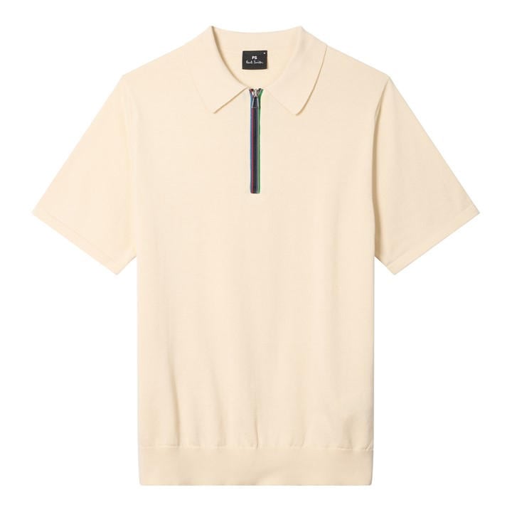 Ps Paul Smith Men's White Ps Rainbow Strp Polo Sn62