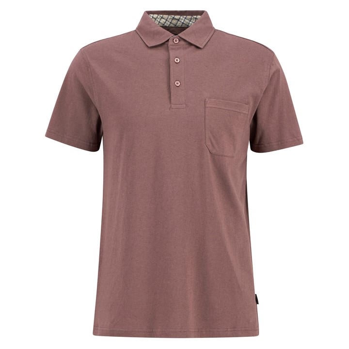 Barbour Men's Brown Short Sleeve Polo Shirt - S