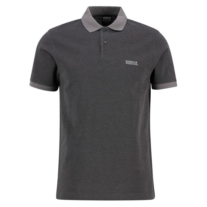 Barbour International Men's Black B.int Cowley Polo Sn63