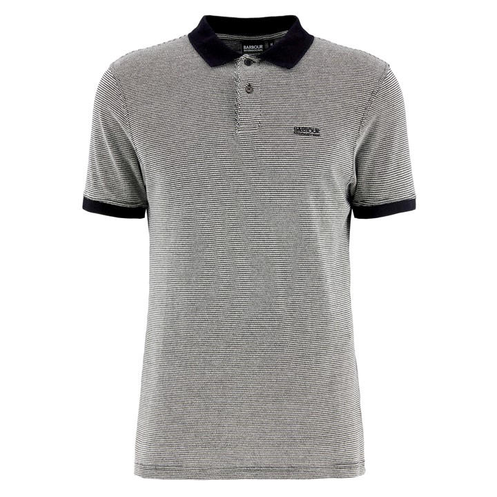 Barbour International Men's Black B.int Halls Polo Sn63