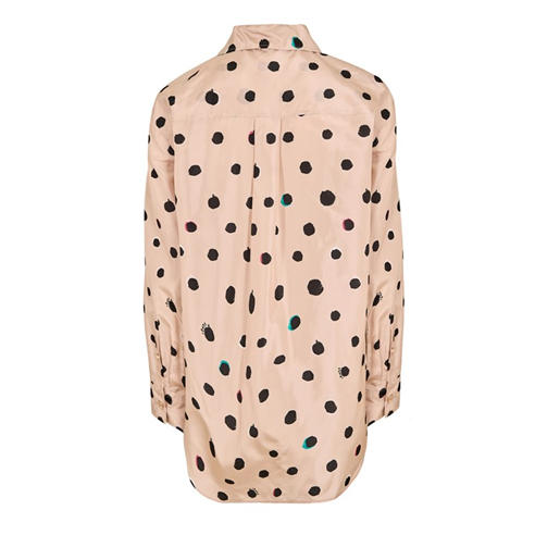 FENDI - Women's Polka Long Sleeve Blouse