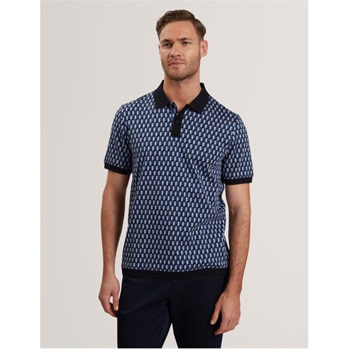 Ted Baker - Men's Geo Short-Sleeve Polo Shirt