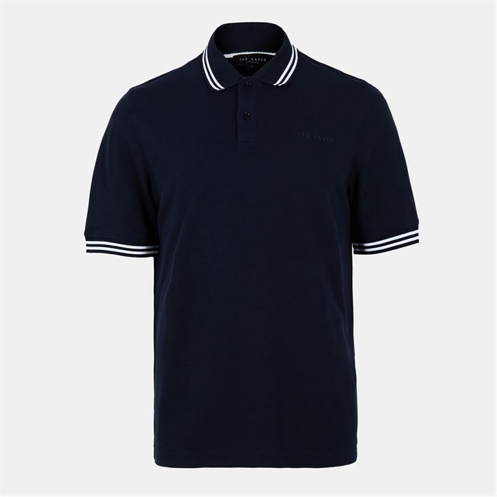 Ted Baker Men’s Short-Sleeve Polo Shirt – Blue