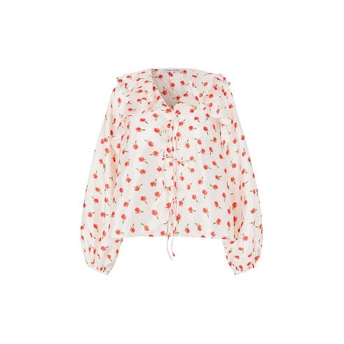 STINE GOYA - Goya Ruffl Top Ld62