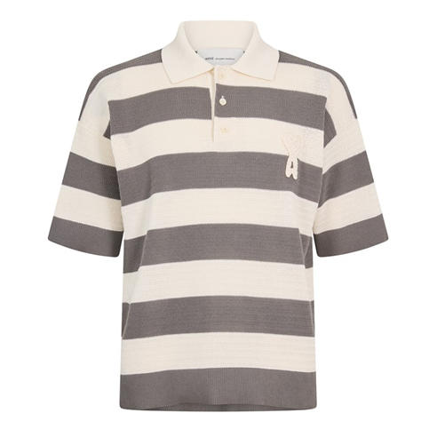 AMI PARIS - Mens Knit de Coeur Polo Shirt