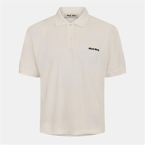 MIU MIU - Men's Piquet Short Sleeve Polo Shirt
