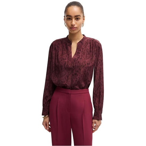 Boss - Women's Banora18 Long Sleeve Long Blouse