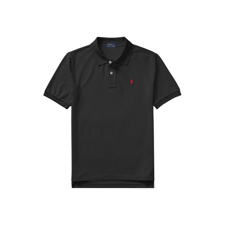 Polo Ralph Lauren Boys’ Custom Short Sleeve Polo Shirt – Black Polo Ralph Lauren Boys’ Custom Short Sleeve Polo Shirt – Black
