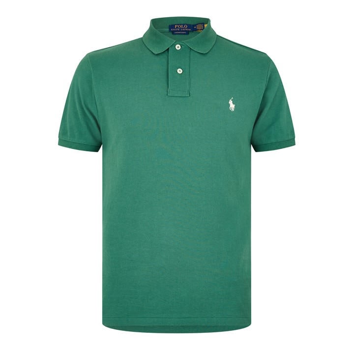 Ralph Lauren Men's Cream Slim Fit Polo Shirt