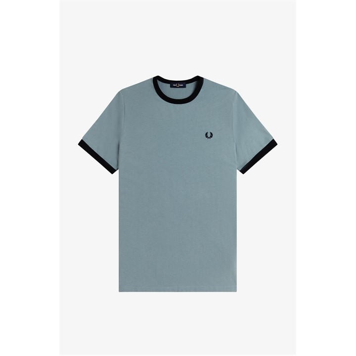 Fred Perry Men's Blue Ringer T-Shirt